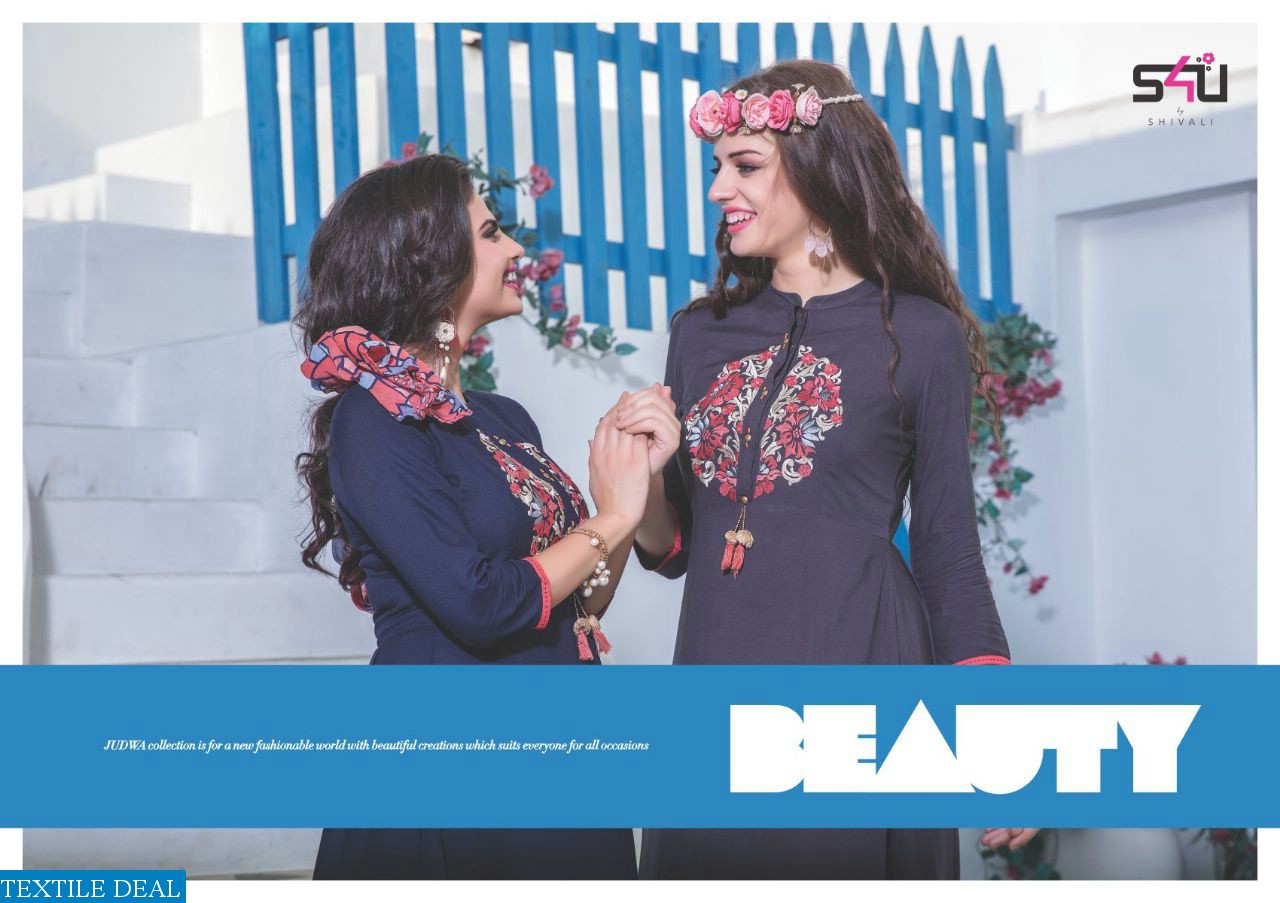 S4u Judwa Wholesale Ready made long kurtis